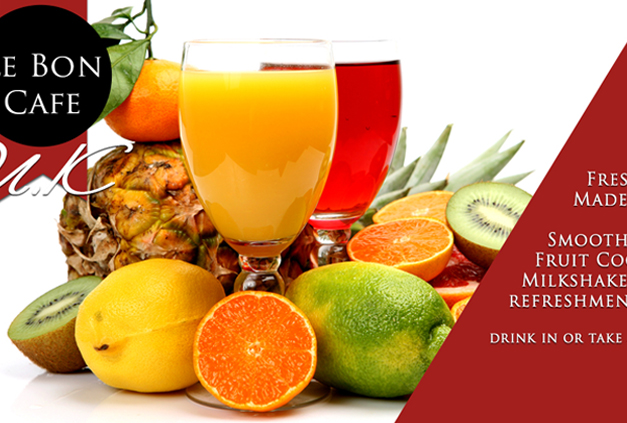 Le Bon Cafe menu Juices & Smoothies Le Bon Cafe menu Juices & Smoothies