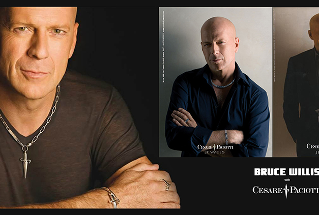 Star People - Bruce Willis with Cesare Paciotti Star People - Bruce Willis with Cesare Paciotti